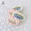 Mới Hoạt Hình Dễ Thương Phong Cách Mục Vụ Kẹp Tóc Cô Gái Dệt Tay Hoa Dệt Kim Trẻ Em Bé BB Kẹp Phụ Kiện Tóc Cô Gái [Mina]