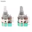 Bigapple H120 Stereo Double Potentiometer A50K A10K 15mm Công tắc âm lượng nửa trục RDG