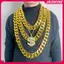 JASMINE 50-120cm Quá Khổ Lớn Chunky Dây Xích Màu Vàng Nelace Hip Hop Punk Gothic Ro Mặt Dây Chuyền Nhựa Biểu Diễn Đảng Đạo Cụ JASMINE