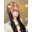 Mũ lưỡi trai dệt kim rỗng hoa ba chiều Nữ phiên bản Hàn Quốc Bầu không khí Mũ dệt kim nhìn mặt nhỏ Mũ chui đầu du lịch