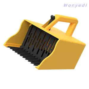 WANYEDI Blueberry Rake Scoop, Vàng Compact Berry Picker Rake, Tay cầm tiện dụng bền bỉ ABS Dụng cụ cầm tay đa năng Raspberry Harvest