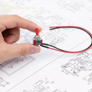 GE 2 / 5 Chiếc Mini 2 Pin Đèn Led Cho Phụ Kiện Ô Tô Công Tắc BẬT / TẮT SPST 3A 250V 6A 125V Với Dây Tru Bật Tắt VN