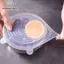Nhíp 6 Vỏ Silicon Có Thể Thích Ứng Nắp Silicon Đĩa Đa Năng Giữ Tươi Kín Hơi Nắp Thực Phẩm Silicon Cho Nhà Bếp VN