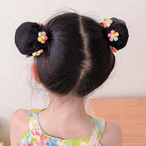 🔥lưới tóc dễ bỏ túi lưới tóc khiêu vũ trẻ em mũ lưới nhảy múa trẻ em Phiên Bản Hàn Quốc Đầu Bóng Hoa Bud Mũ Đội Đầu Tóc Lưới Bỏ Túi Dụng Cụ Tiện Dụng Mùa Hè Cô Gái Dễ Thương Dâu Dây Rút Khiêu Vũ Tóc Nhẫn