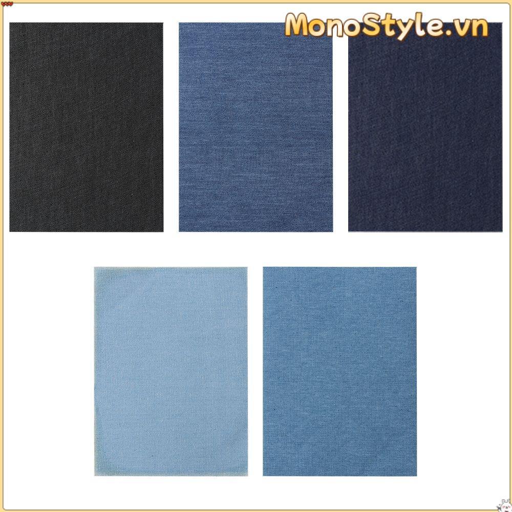 MONOSTYLE Jeans Sửa Chữa Miếng Dán Thủ Công DIY Phụ Kiện May Tự Dính Quần Áo Dán Quần Áo