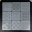 Bigapple 8-32 Chiếc Mẫu Thêu Sashiko Có Thể Tái Sử Dụng, DIY Hình Học Quilting Stencils RDG