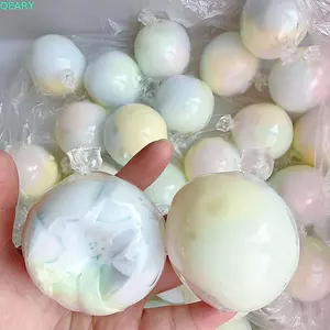 QEARY Bóng Fidget giác quan, Bóng da giòn đầy màu sắc thủ công, Đồ chơi Squishy cho bé trai bé gái Thư giãn tay Pinch Cracking Wax Ball Văn phòng tại nhà
