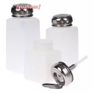 Hộp đựng máy bơm rỗng Sơn móng tay Tẩy chai Nail Art Clean Acetone Chai