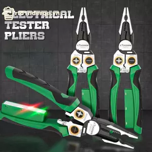Kìm tuốt dây điện GE Kìm cắt cáp điện đa chức năng chống trượt Thép không gỉ chống mài mòn VN