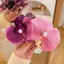 AqToCna Thời Trang Thanh Lịch Hoa Lan Dubill Kẹp Bên Biển Kỳ Nghỉ Nổ Kẹp Vintage Mộc Mạc Phụ Kiện Tóc AqToCna