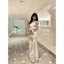 Tính khí Pure Desire Style Váy ren không đều Nữ mùa hè eo hẹp thon gọn hơn Phong cách kỳ nghỉ Váy dài phủ hông
