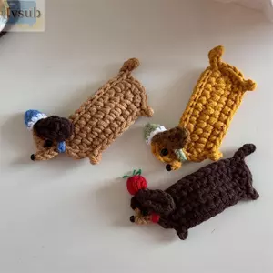 JVSUB Kẹp Tóc, Kẹp Tóc Móc Mèo Handmade, Động Vật Mũ Hoạt Hình Bouncy Chó Bé Gái Nổ Kẹp Dành Cho Nữ & Nam