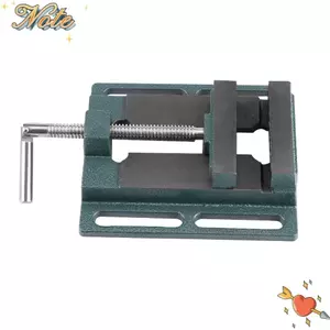 NOTE1 Phó phay, Miếng đệm hàm đa rãnh Máy khoan gang Phó, Nút điều chỉnh nhanh chuyên nghiệp Hạng nặng 4 "Kích thước mở Khoan Vise hạng nặng