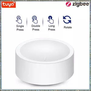 Tuya ZigBee Núm Công Tắc Cảnh Không Dây Nút Xoay Được Điều Chỉnh Độ Sáng Công Tắc Thông Minh Tự Động Hóa Nhà Liên Kết Điều Khiển Từ Xa