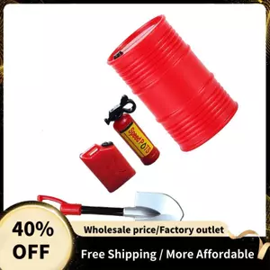 Thùng Xẻng Mini Dầu Trống Bình Chữa Cháy Trang Trí Cho SCX24 C10 JLU 1 / 24 RC Xe