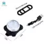 Bộ đèn xe đạp có thể sạc lại USB Đèn pha (Ánh sáng trắng) & Đèn hậu (Đèn LED đỏ) cho phụ kiện xe đạp đường trường, 2 bộ