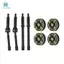 Dành cho phụ kiện nâng cấp 1 / 30 SCX30- Trục truyền động màu đen với bộ phận thay thế bộ trọng lượng 4mm