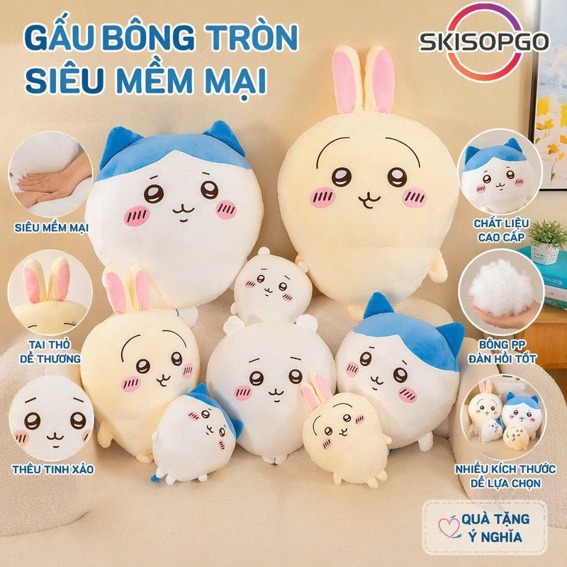 Gấu Bông Cao Cấp, Bông Siêu Mềm, Chất Liệu An Toàn Cho Bé, Quà Sinh Nhật Cho Nữ