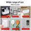 Doutie 12 / 24 Bộ Hai Mặt Hình Treo Dải Dính Móc Vòng Băng Để Gắn Khung Ảnh Cố Định DIY Trang Trí Tường Stiers VN