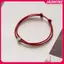 JASMINE Cỏ Ba Lá Bốn Lá Dây Mini Vòng Tay Luy Đỏ Handmade Dây Charm Vòng Tay JASMINE