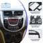 Xe Tái Trang Bị Đài Phát Thanh Fascia Khung Bảng Điều Khiển DVD Viền Bộ Cho I-25 I25 Accent 2DIN Dash Stereo Giao Diện, 2 Din