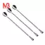 Thìa trộn bằng thép không gỉ 12 inch, Thìa lắc Cocktail hình dạng xoắn ốc