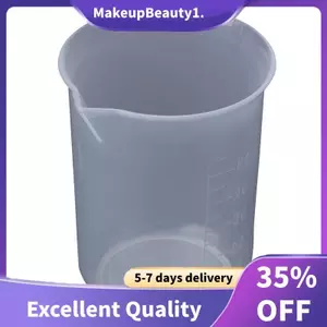 Cốc đo lường bằng nhựa trong suốt 50mL cho phòng thí nghiệm 2 chiếc