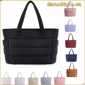 Túi xách nữ MONOSTYLE, Túi Tote sức chứa lớn, Túi đeo vai Messenger thông thường đa năng dành cho công sở du lịch Cửa hàng phòng tập thể dục bãi biển
