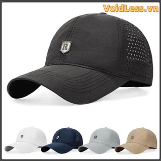 Mũ chống nắng VOIDLESS, Mũ bóng chày mùa hè khô nhanh, Mũ thể thao cỡ lớn có thể điều chỉnh thông thường Mũ thể thao nam nữ