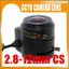 Ống kính quan sát 2MP HD 2.8-12mm Gắn thủ công lấy nét tự động IR 1 / 2.7 "1: 1.4 cho IP bảo mật cho camera an ninh