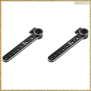 2X Hợp Kim Nhôm 25T Lái Cánh Tay servo Mở Rộng Cánh Tay servo Sừng RC Xe Thuyền Xe Bánh Xích Phần