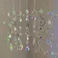 XUAN Treo Pha Lê Mặt Dây Chuyền Vườn Suncatcher Chuông Gió Cầu Vồng Lăng Kính Pha Lê Dây Xích Để Trang Trí Cửa Sổ VN