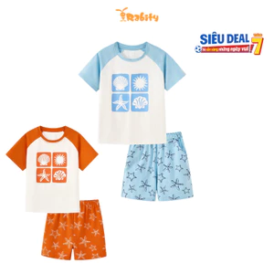 Bộ quần áo thun tay ngắn bé trai Rabity 960.046