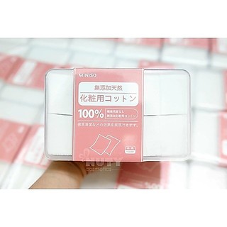 Bông Tẩy Trang Miniso Natural Cotton Pads 1000 Miếng