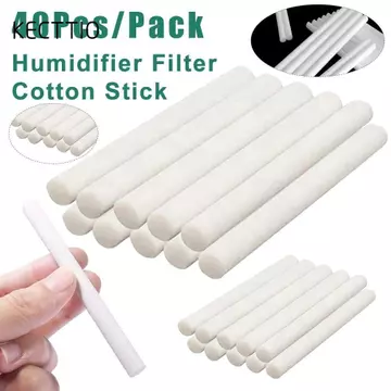 Miếng bọt biển thay thế bộ lọc tạo độ ẩm KECTTIO 40 chiếc, miếng bọt biển tạo độ ẩm lõi Swab bông, miếng bọt biển độ ẩm không khí 80mm / 90mm / 100mm 8mm cho máy tạo độ ẩm USB Máy khuếch tán hương thơ
