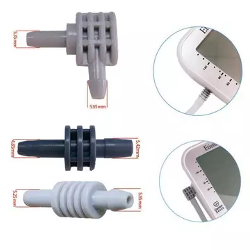 [jielus] 1 Chiếc Máy Đo Huyết Áp Kỹ Thuật Số Cánh Tay Vòng Tay Đầu Nối Ống Đơn Thay Thế Cho Cánh Tay Máy Đo Đo Đo Đo Đo Huyết Áp VN