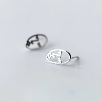 S925 Bông Tai Bạc Nữ Nhật Bản Phong Cách Hàn Quốc Đơn Giản Hình Rỗng Bông Tai Mặt Dễ Thương Bông Tai Bông Tai Bông Tai Bông Tai Bông Tai Bông Tai Bông Tai Bông Tai Bông Tai Bông Tai Bông Tai