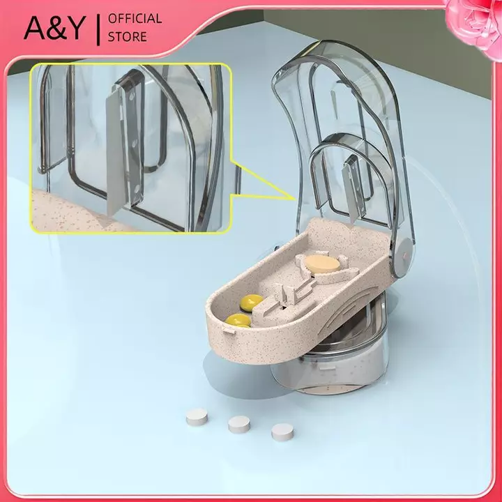 A & Y 1 Chiếc Di Động Máy Cắt Thuốc Chia Thuốc Bảo Quản Máy Tính Bảng Bộ Chia Cắt Máy Thái Tại Nhà Hộp Đựng Thuốc Hộp Đựng Thuốc.