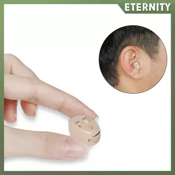 Máy trợ thính ETERNITY Vô hình Tần số rộng Không có tiếng ồn MINI Máy trợ thính khiếm thính Open-Fit MINI ETERNITY