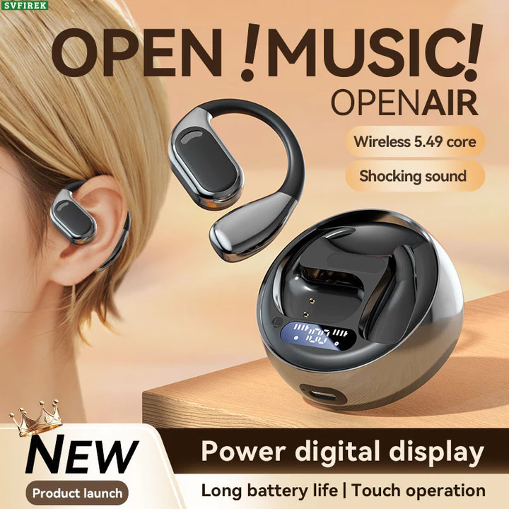 Tai nghe TWS Tai nghe không dây Tai nghe nhét trong tai Tai nghe dẫn truyền xương Tai nghe Bluetooth5.4 Tai nghe đeo tai Tai nghe nhét tai Tai nghe không dây thực sựTWS