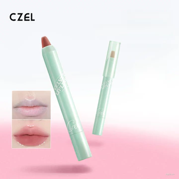 CZEL Smooth Long‑Lasting Lip Liner, Matte Lipstick, Plump Lips, Nude Lip Mud for Students, Easy to Color Lip Makeup CZEL Son Kẻ Môi Mịn Mượt Lâu Trôi, Son Lì, Làm Dày Môi, Son Bùn Màu Nude Dành Cho Họ