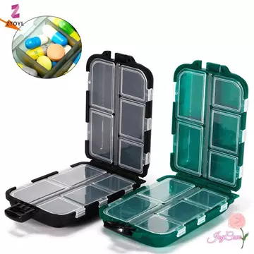 [ZTO-T] Hộp đựng thuốc hàng tuần 10 lưới 7 ngày Hộp đựng thuốc du lịch có thể gập lại Hộp đựng thuốc Hộp đựng máy tính bảng Hộp đựng dụng cụ sắp xếp