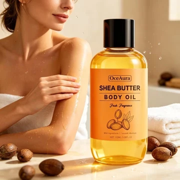 Dầu Massage bơ hạt mỡ tự nhiên Độ ẩm cao cho da khô Nhẹ & Hấp thụ nhanh Tất cả các loại da Chăm sóc vết rạn da