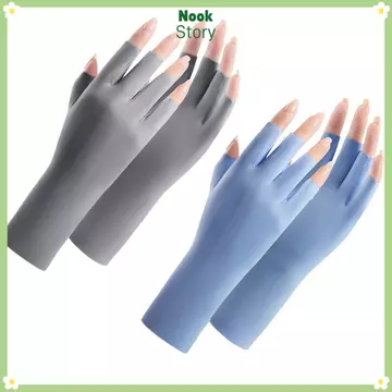 [COD] Găng tay vẽ móng tay NOOKSTORY, Găng tay chống nắng đèn Led chống tia cực tím, Bảo vệ đầy màu sắc cho da ngón tay Chống bức xạ móng tay Bảo vệ tia cực tím móng tay nghệ thuật