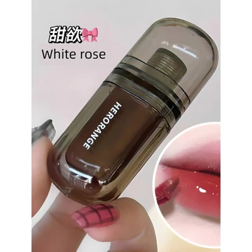 son bóng son bóng lì lâu trôi HERORANGE HERORANGE Ice Night Mirror Lip Gloss Lâu trôi không phai màu Mặt giả làm trắng nước bóng thủy tinh Son bóng