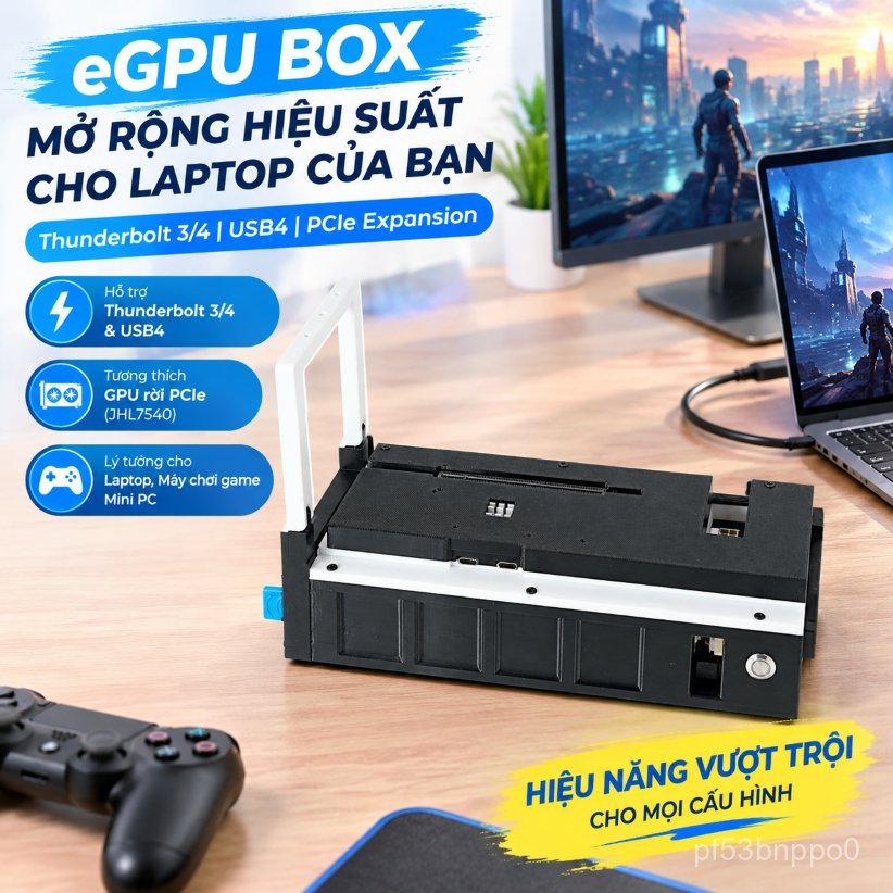 Hộp eGPU Thunderbolt 3/4 gắn ngoài laptop máy chơi game USB4 PC PCIE ...