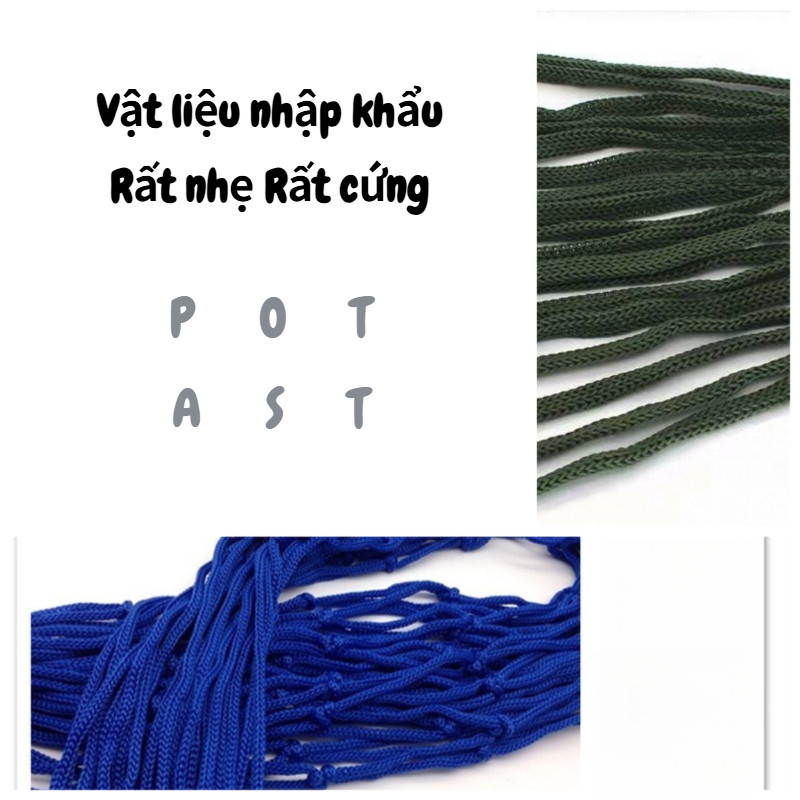 Võng lưới đánh cá ngoài trời, cắm trại cần thiết cho du lịch, mạnh mẽ và bền nhiều màu sắc tùy chọn