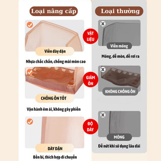SET 4 Đệm Lót Chân Bàn Ghế Chống Ồn Bọc Chân Ghế Gỗ Silicone Chống Xước Sàn Nhà - SUNND