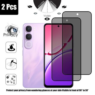 1-2 Chiếc Vivo Y21d Kính Cường Lực Chống Gián Điệp Bảo Vệ Màn Hình Riêng Tư Cho Vivo Y39 Y29t Y29s Y29 Y19s Y38 Y100 Y28 Y18 Y04 4G 5G Phim Bảo Vệ Kính Chống Va Đập
