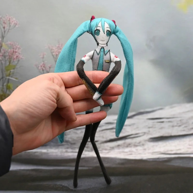 Anime Hatsune Miku Kasane Teto Kagamine Len Kagamine Rin Cosplay Sang Trọng Búp Bê Slender Hình Dạng Xoắn Đồ Chơi Trang Trí Phòng